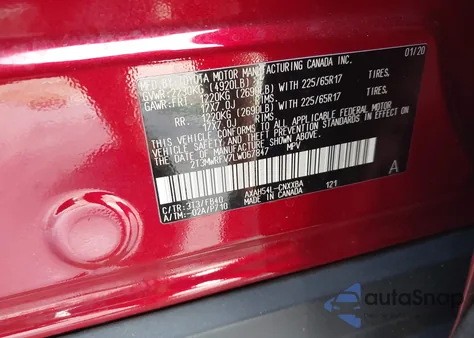 2020 Toyota Rav4 Hybrid Le from USA, damaged, VIN 2T3MWRFV7LW067847